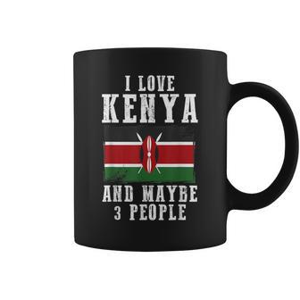 ケニアアフリカ国旗 I Love Kenya コーヒーマグ - Kawaiitshirt