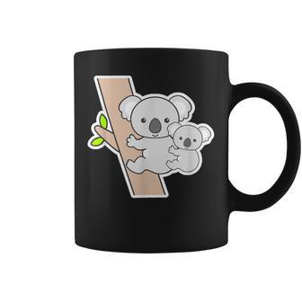 コアラ くん『親子』【どうぶつフレンズ】動物園 ゆるくてかわいい キャラクター コーヒーマグ - Kawaiitshirt
