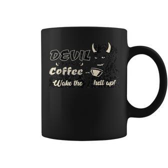 コーヒー愛好家のためのファニーデビルブランドコーヒー コーヒーマグ - Kawaiitshirt