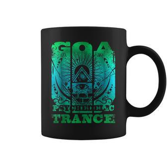 ゴア・サイケデリック・トランス-Om サイトランス レイバー コーヒーマグ - Kawaiitshirt