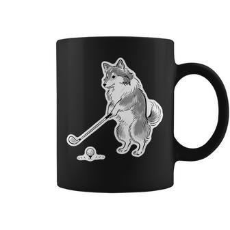 ゴルフ シェットランドシープドッグ シェルティ グッズ おもしろ 犬 面白い 笑える 和風 コーヒーマグ - Kawaiitshirt