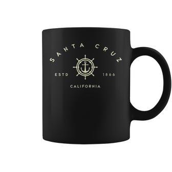 サンタクルーズ カリフォルニア サンタクルーズカリフォルニアアンカー コーヒーマグ - Kawaiitshirt