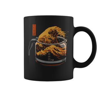 ザ・グレート・ウェーブ・オブ・コーヒー コーヒーマグ - Kawaiitshirt