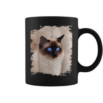 シャムの子猫の頭の顔 コーヒーマグ - Kawaiitshirt
