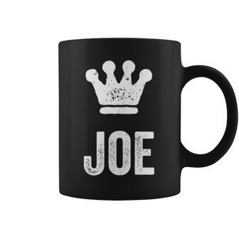 ジョー・ザ・キングクラウン＆ネーム・デザイン・フォー・メンズ・フォー・メンズ コーヒーマグ - Kawaiitshirt