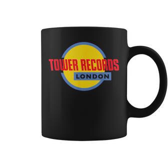 タワーレコード ロンドン 音楽 レトロ ヴィンテージ コーヒーマグ - Kawaiitshirt