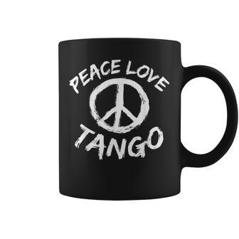 タンゴ ダンサー ダンス パートナー デザイン ピース ラブ タンゴ コーヒーマグ - Kawaiitshirt