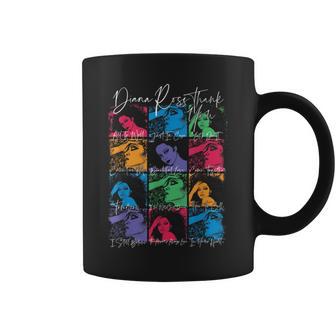 ダイアナ・ロス 12角 コーヒーマグ - Kawaiitshirt