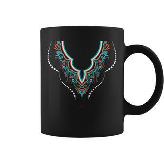 ダシキ衣装ケンテ伝統 コーヒーマグ - Kawaiitshirt