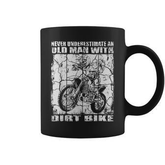 ダートバイクオールドマン コーヒーマグ - Kawaiitshirt