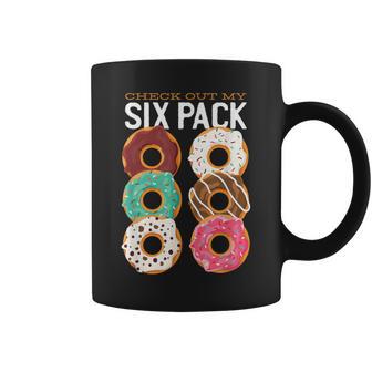 チェックアウトおれのシックスパックおもしろドーナツ コーヒーマグ - Kawaiitshirt