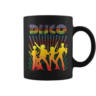 ディスコtシャツ ヴィンテージスタイルダンシングレトロディスコシャツ コーヒーマグ - Kawaiitshirt