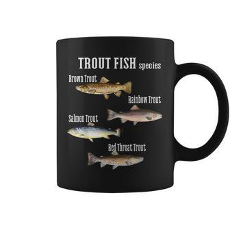 トラウト魚種釣り釣り服の種類 コーヒーマグ - Kawaiitshirt