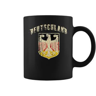 ドイツ ビンテージ フラッグ バナー 紋章 イーグル コーヒーマグ - Kawaiitshirt