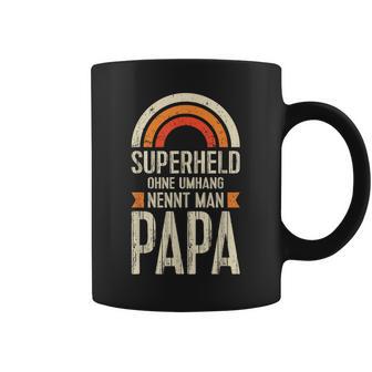 ドイツ語でケープなしのお父さんスーパーヒーロー、父の日 コーヒーマグ - Kawaiitshirt