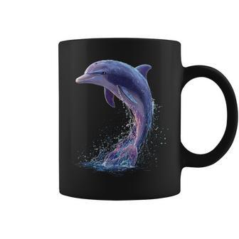ドルフィンダイバー イルカ 海 かわいい イルカ イルカ コーヒーマグ - Kawaiitshirt