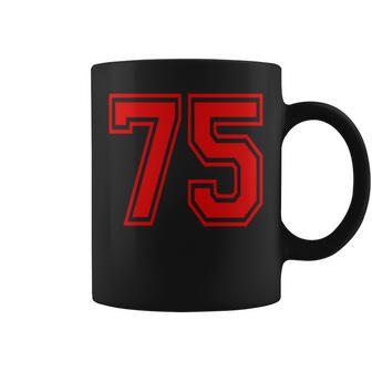 ナンバー75 Redports Teamtyle 長袖tシャツ コーヒーマグ - Kawaiitshirt