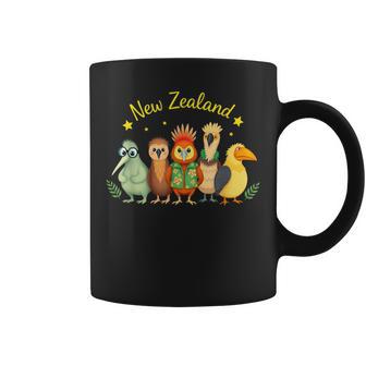 ニュージーランドの鳥 キウイ マオリ アオテアロア タカヘ カカポ ウェカ コーヒーマグ - Kawaiitshirt
