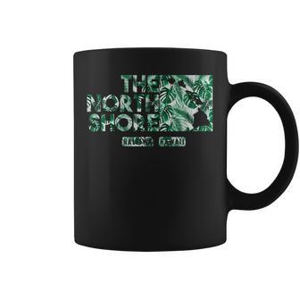 ノースショア ハワイ モンステラリーフ コーヒーマグ - Kawaiitshirt