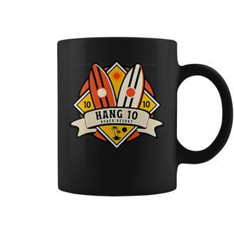 ハング10 サーフボード サーフ サーフィン サーファー コーヒーマグ - Kawaiitshirt