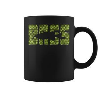 バスフィッシングティー オオクチ バスアングラーフィッシュティー コーヒーマグ - Kawaiitshirt