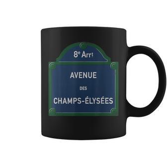 パリ 8Th Arrondissement Frenchtreetign Huitieme Elysees コーヒーマグ - Kawaiitshirt
