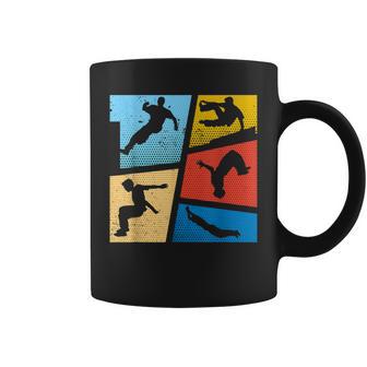 パルクール ヴィンテージ フリーランニングパルクール ランナー パルクール コーヒーマグ - Kawaiitshirt