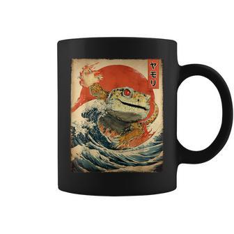 ヒョウ ヤモリ トカゲ 怪獣 怪獣 日本のビンテージポスター コーヒーマグ - Kawaiitshirt