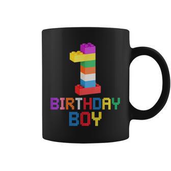 ビルディング・ブリックス 1歳のバースデー・ボーイ 1 1年目マスター・ビルダー コーヒーマグ - Kawaiitshirt