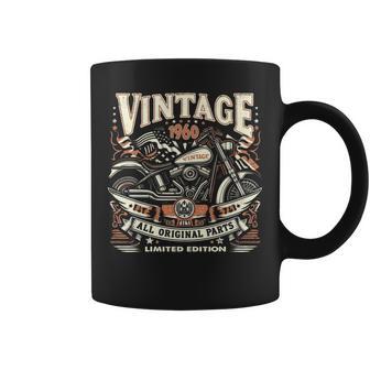 ビンテージ 1960 1960年生まれ 64歳の誕生日 バイクバイカー 長袖tシャツ コーヒーマグ - Kawaiitshirt