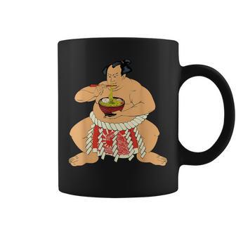 ビンテージ相撲力士 Eat ラーメン ヌードル アニメ 日本語 コーヒーマグ - Kawaiitshirt