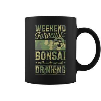 ビールを飲むチャンスのある週末予報盆栽 コーヒーマグ - Kawaiitshirt
