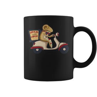 ピザデリバリースクーター イタリア料理 レディース メンズ コーヒーマグ - Kawaiitshirt