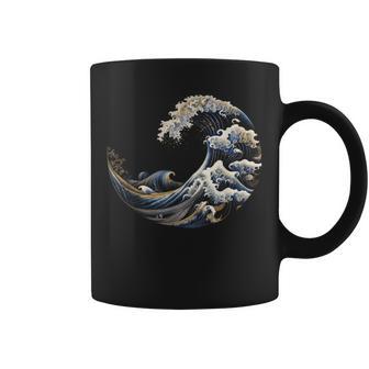 フィボナッチ数列カナガワウェーブ コーヒーマグ - Kawaiitshirt