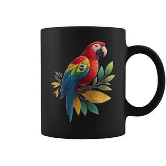 ブラジルの動物愛好家のための素敵なオウムの鳥のコスチューム コーヒーマグ - Kawaiitshirt