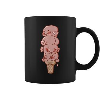 ブロブフィッシュ アイス クリーム、面白いブロブフィッシュ コーヒーマグ - Kawaiitshirt