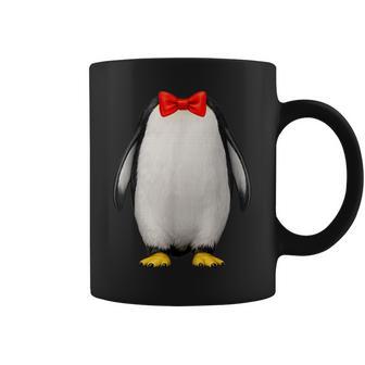 ペンギン コスチューム かわいい 蝶ネクタイ おもしろい 動物 ハロウィン 男性 子供 コーヒーマグ - Kawaiitshirt