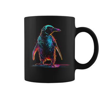 ペンギン ファンタジー アートワーク ロボットアニマルモチーフ ペンギン コーヒーマグ - Kawaiitshirt
