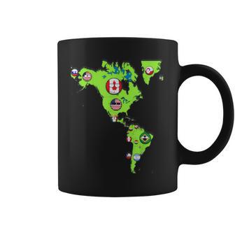 ポーランドボール北米と南米大陸 コーヒーマグ - Kawaiitshirt
