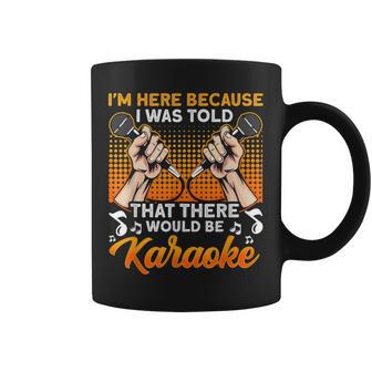 マイク カラオケ 歌い手 歌う 音楽 おもしろ カラオケ コーヒーマグ - Kawaiitshirt