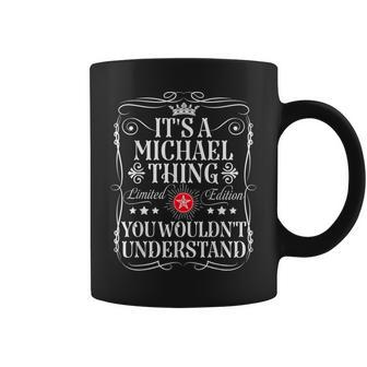 マイケルの名前 コーヒーマグ - Kawaiitshirt
