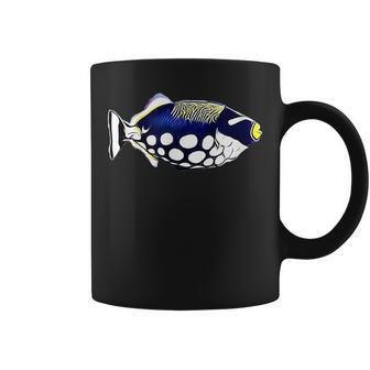 モンガラカワハギ塩水リーフアクアリウム水槽 コーヒーマグ - Kawaiitshirt