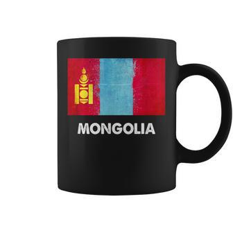 モンゴル国旗tシャツ コーヒーマグ - Kawaiitshirt