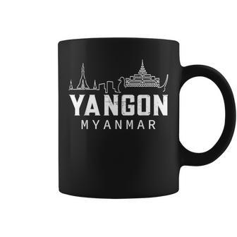 ヤンゴン ミャンマー コーヒーマグ - Kawaiitshirt