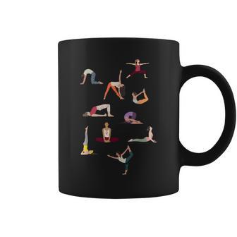 ヨガ ポーズ ヨガ アートワーク ヨギ ヨガ イラスト ヨガ ギフト コーヒーマグ - Kawaiitshirt