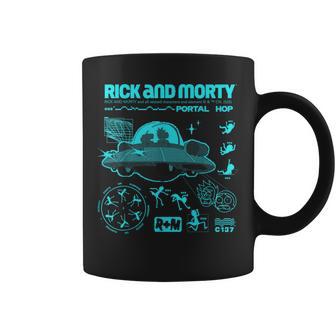 リック・アンド・モーティ・ポータル・ホップリック・アンド・モーティ・マーチ コーヒーマグ - Kawaiitshirt
