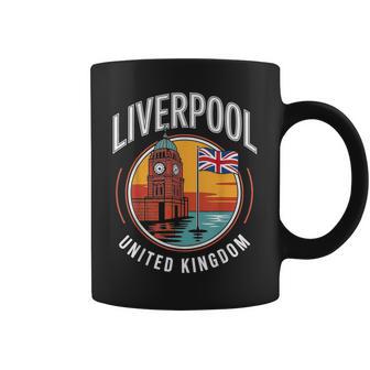 リバプール イギリス 旅行 シティ アドベンチャー コーヒーマグ - Kawaiitshirt