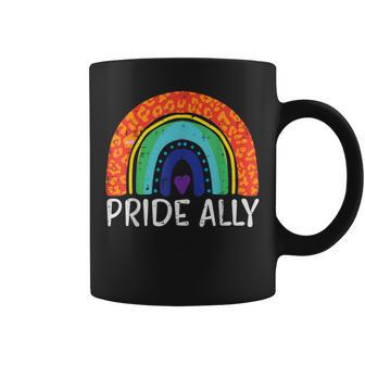 レインボーフラッグ プライド アリー ゲイプライド 月 Lgbtq Ally Lgbt コーヒーマグ - Kawaiitshirt
