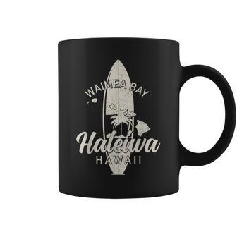 ワイメアベイ ハレイワ ハワイ サーフボード サーフィン サーファー ハワイアン コーヒーマグ - Kawaiitshirt