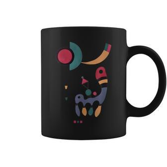 ワシリー・カンディンスキーによるステンシル構成1944 コーヒーマグ - Kawaiitshirt